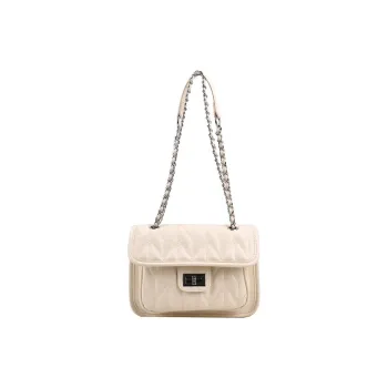 NOMK PU Crossbody Bag, Shoulder Bag Regular Women's White/Silver/Black/Pink