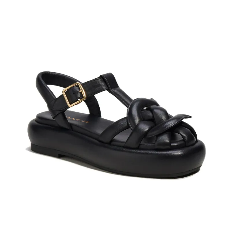 COACH Beach Sandals Women's Black-2