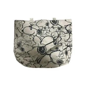 UNIQLO KAWS X PEANUTS Collaboration Cotton Handbag Regular Unisex White & Black