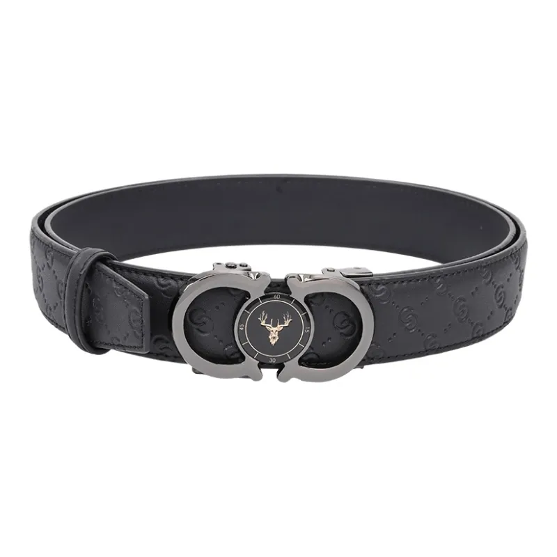 NINE NAIL Leather Belts Men-5
