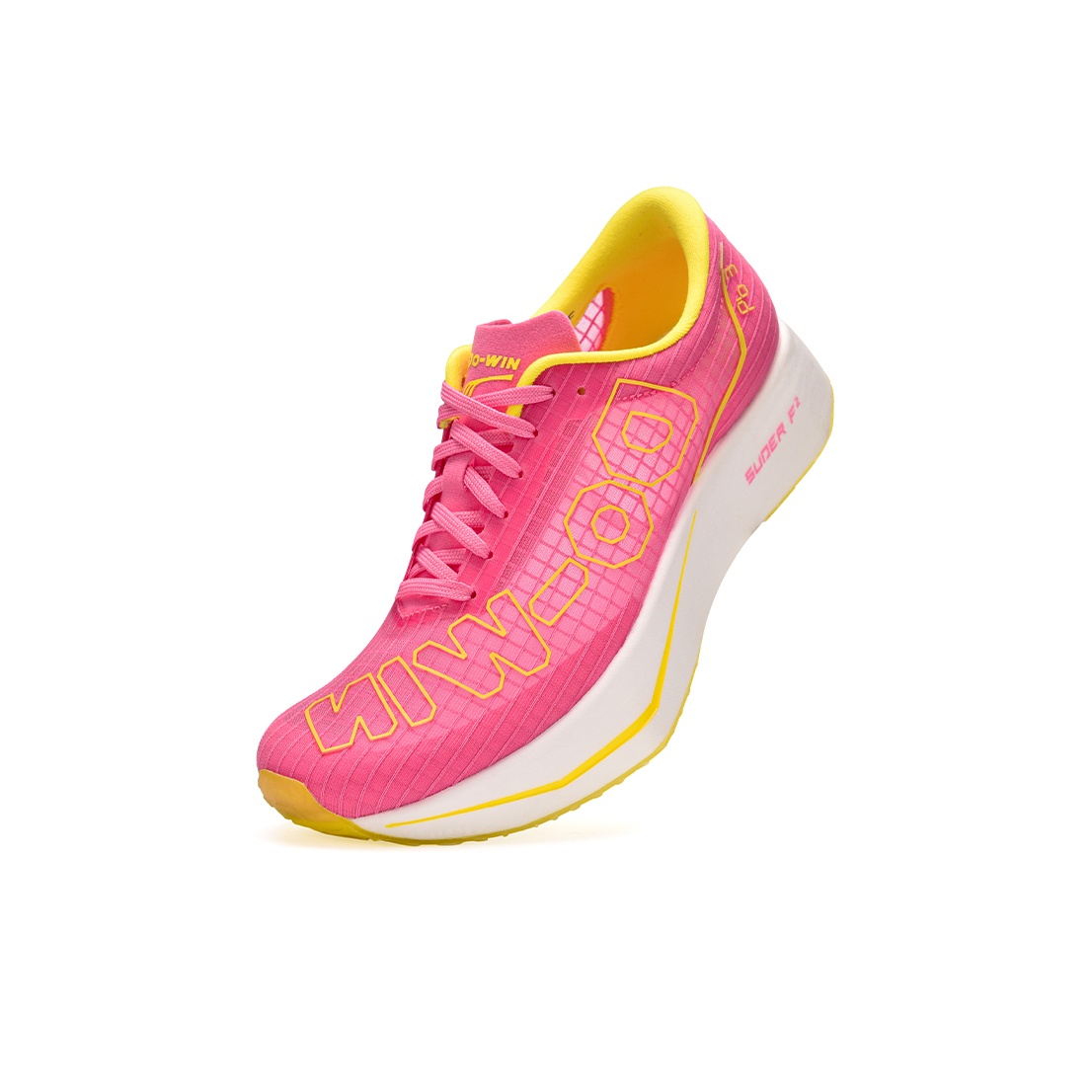 DO-WIN Running Shoes Unisex Low-Top Yellow - POIZON