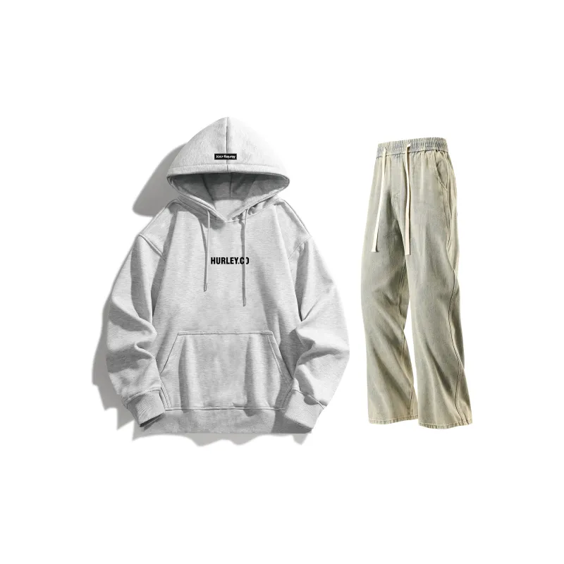 Hurley Sweatshirt Sets Unisex-55