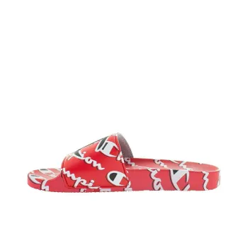 Champion Ipo Slides 'Repeat Print Scarlet'