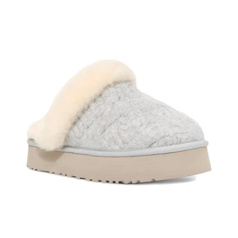UGG Disquette Felted Slipper 'Grey' Women's-3