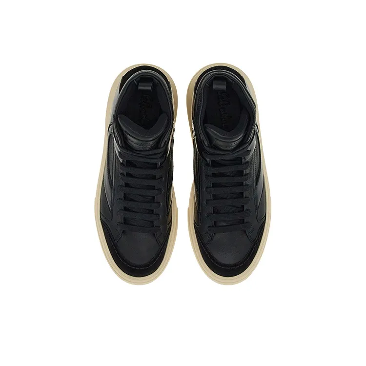 FERRAGAMO Logo-debossed Hi-top Sneakers-2