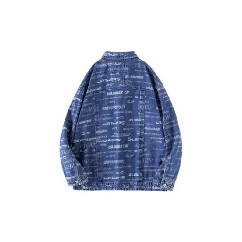 STARTER Jackets Unisex Denim Blue-1