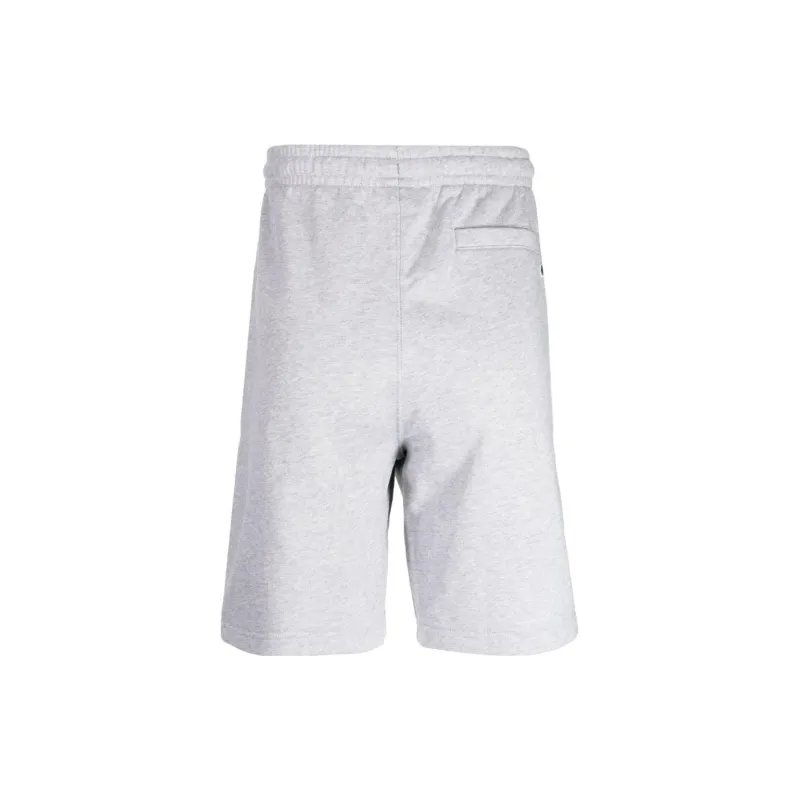 LACOSTE Logo print Cotton Track Shorts-1