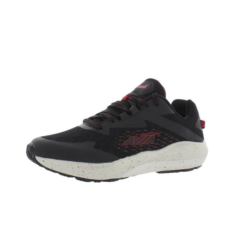 AVIA Cushioning Breathable Low Top Running Shoes Men's Black-2