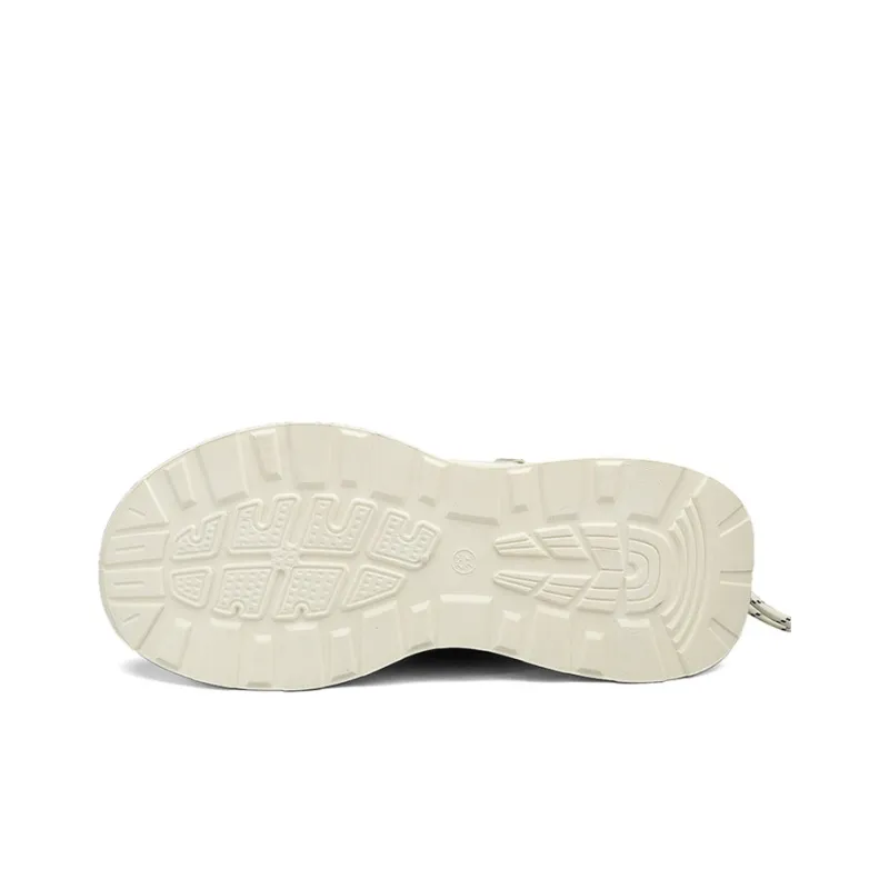 Warrior Low Top Chunky Sneakers Men's Greige-5