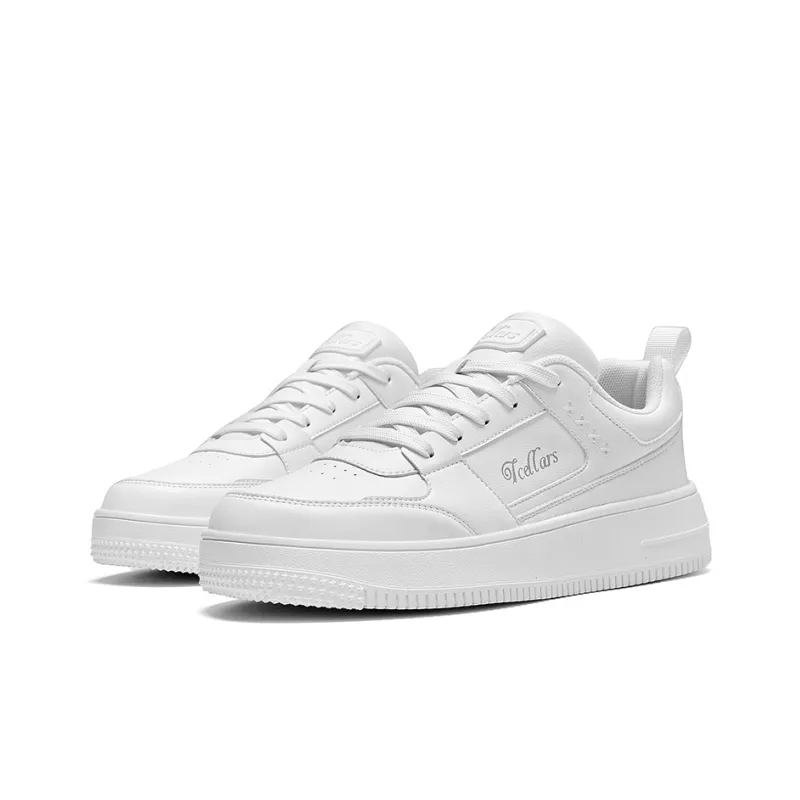 TCELLARS Skateboard Shoes Unisex Low Top White-3