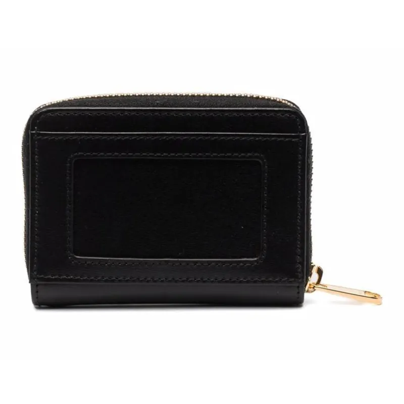 GUCCI Horsebit Calfskin Wallet Small Size Women's Black-1