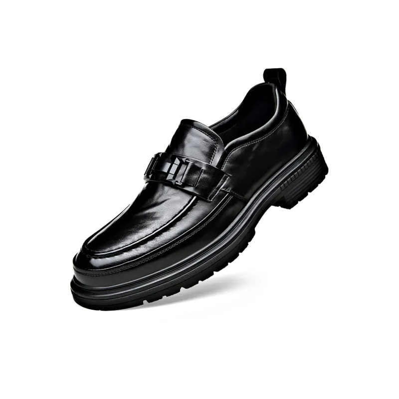 Romon Loafers Men Black Brown-19