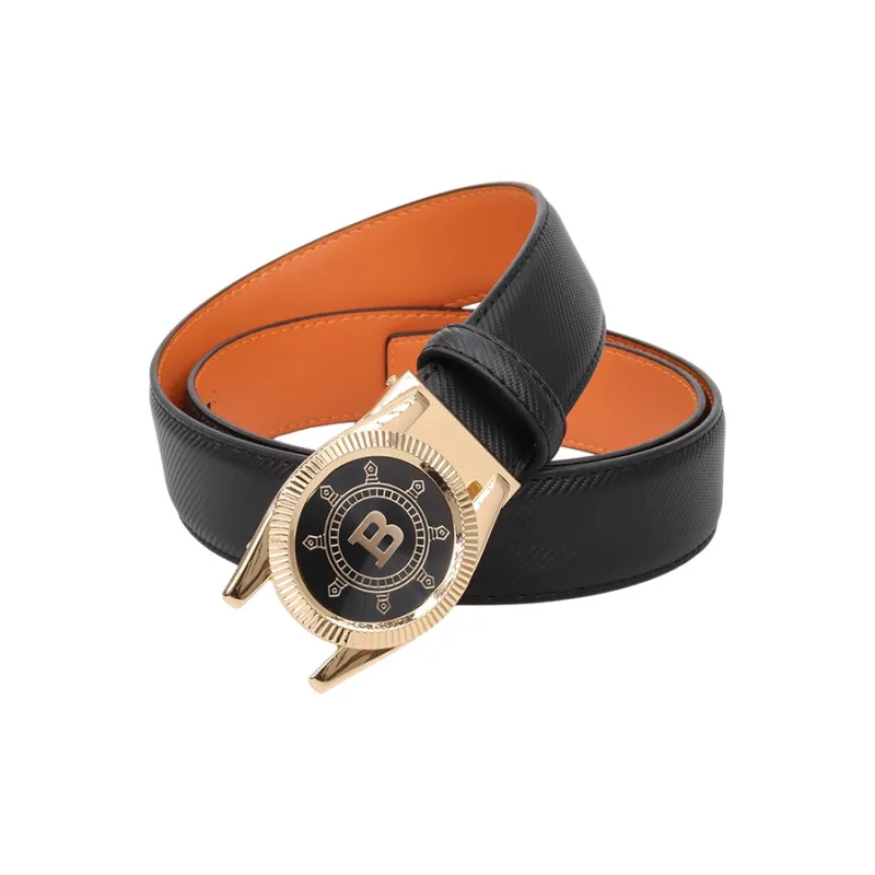 NINE NAIL Leather Belts Men-3