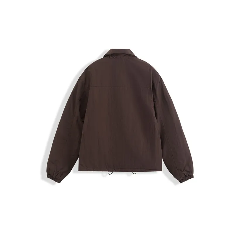I'm David Puffer Jacket Unisex Dark Brown-1