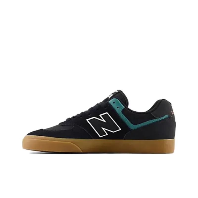 New Balance NB 574 Wear-resistant And Lightweight Low-Top Skateboard Shoes Unisex Black-0