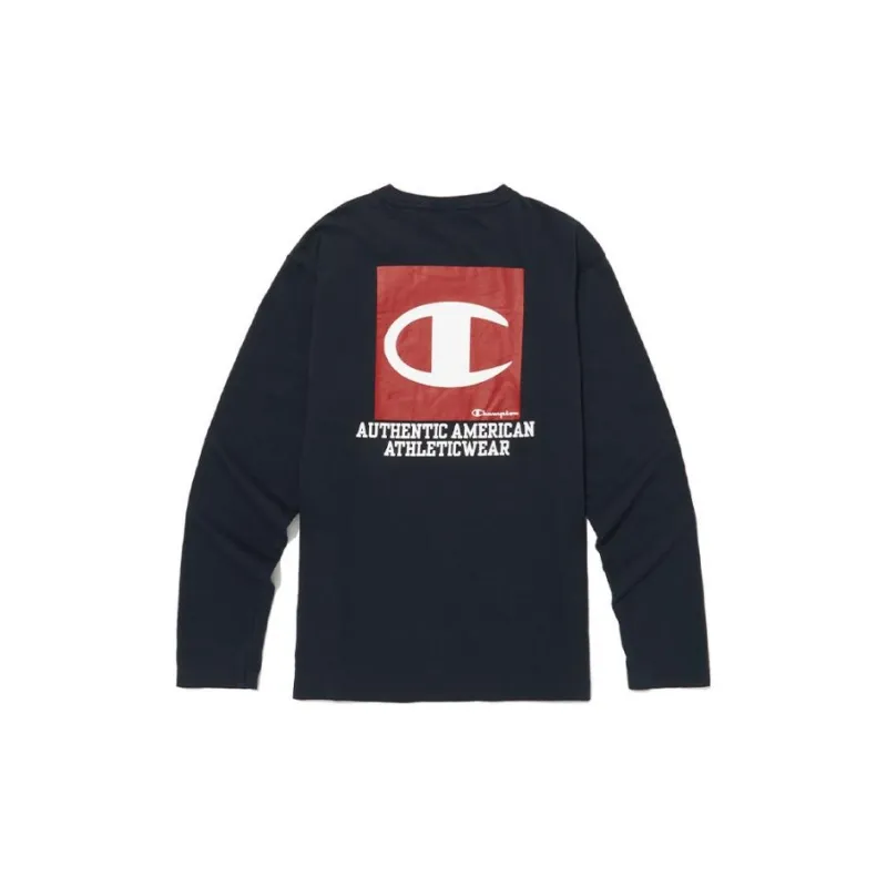 Champion T Shirts Men Marine Blue-1