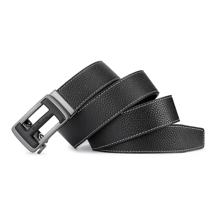 FAIRWHALE Cow Leather Leather Belts Men's Width 3.5CM-11
