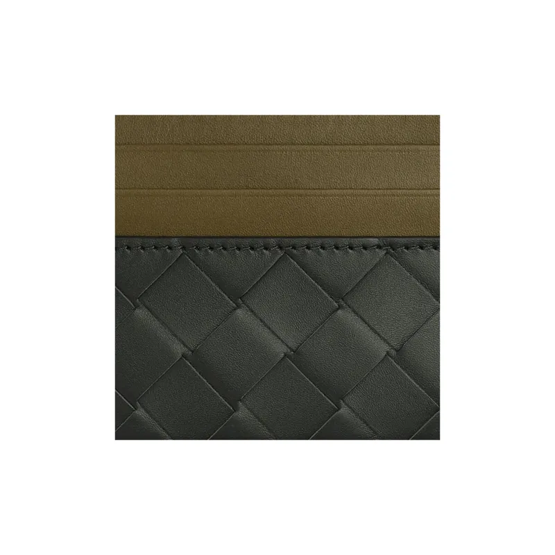 Bottega Veneta Intrecciato Two Toned Card Holder-2