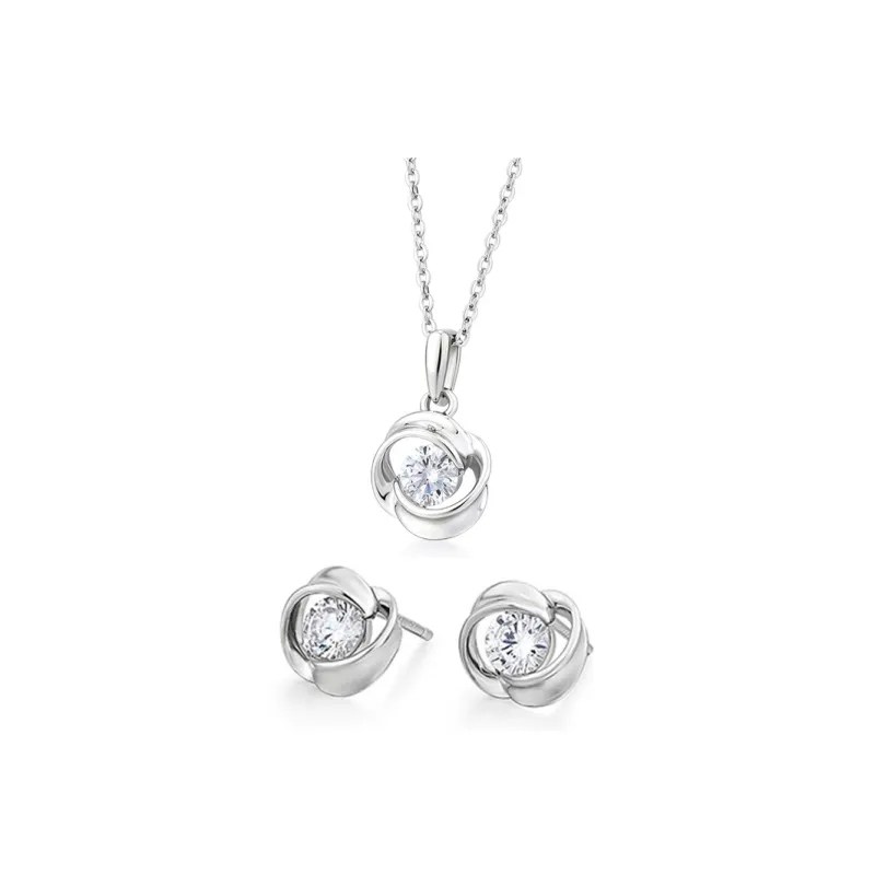KADER S925/S999/18K Gold Necklaces Women's Silver White, Box Good Luck For Mother-26
