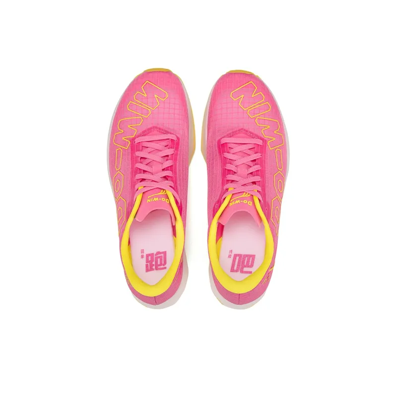 DO WIN Cushioning, Slip Resistant, Abrasion Resistant Support Low Top Casual Running Shoes Unisex Pink-2