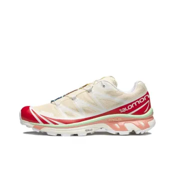 SALOMON XT 6 'Shortbread Poppy Red Green Ash'
