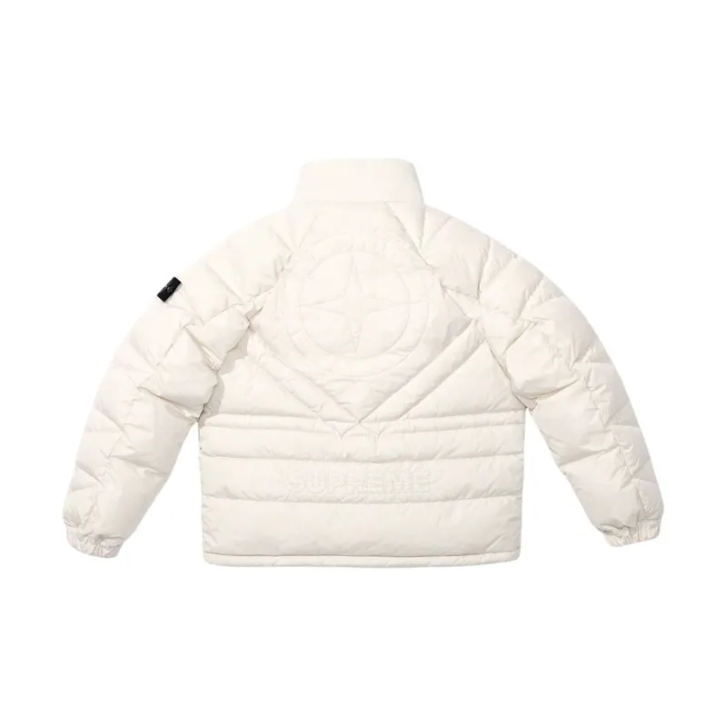 Supreme Stone Island Reversible Down Puffer Jacket-13