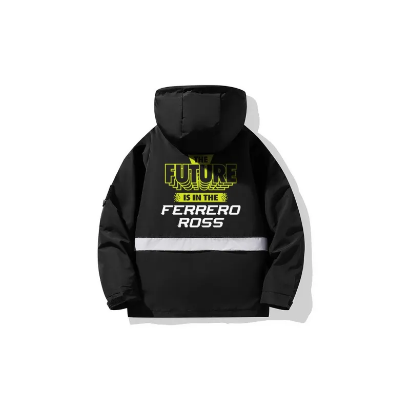 Ferrero Ross Windbreaker Jackets Unisex Black-1