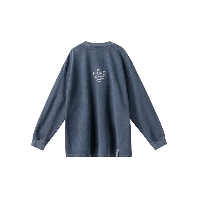 CLOR T Shirts Unisex Navy Blue-1