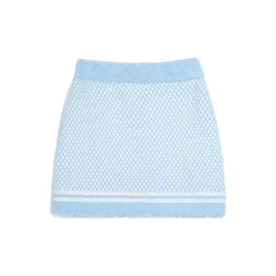 FRAIL STATE Casual Short Skirts Women's Light Blue-1