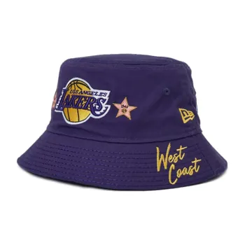 New Era Cotton Bucket Hats Unisex Purple