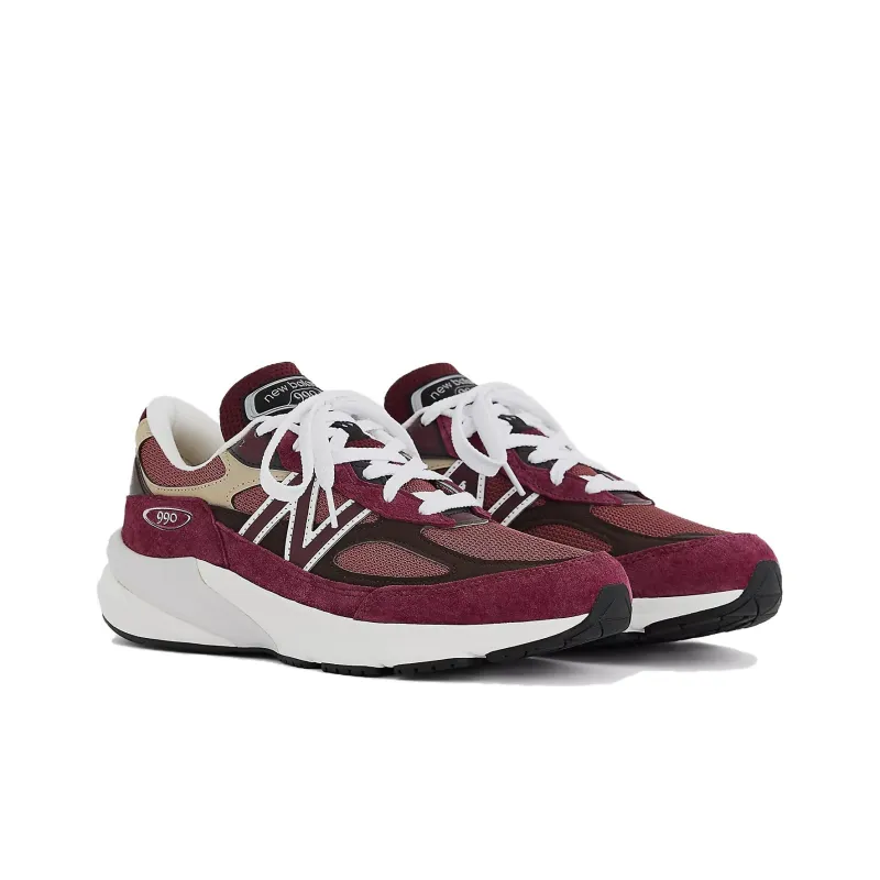 New Balance 990v6 Made In Usa 'Burgundy' Sneakers-2