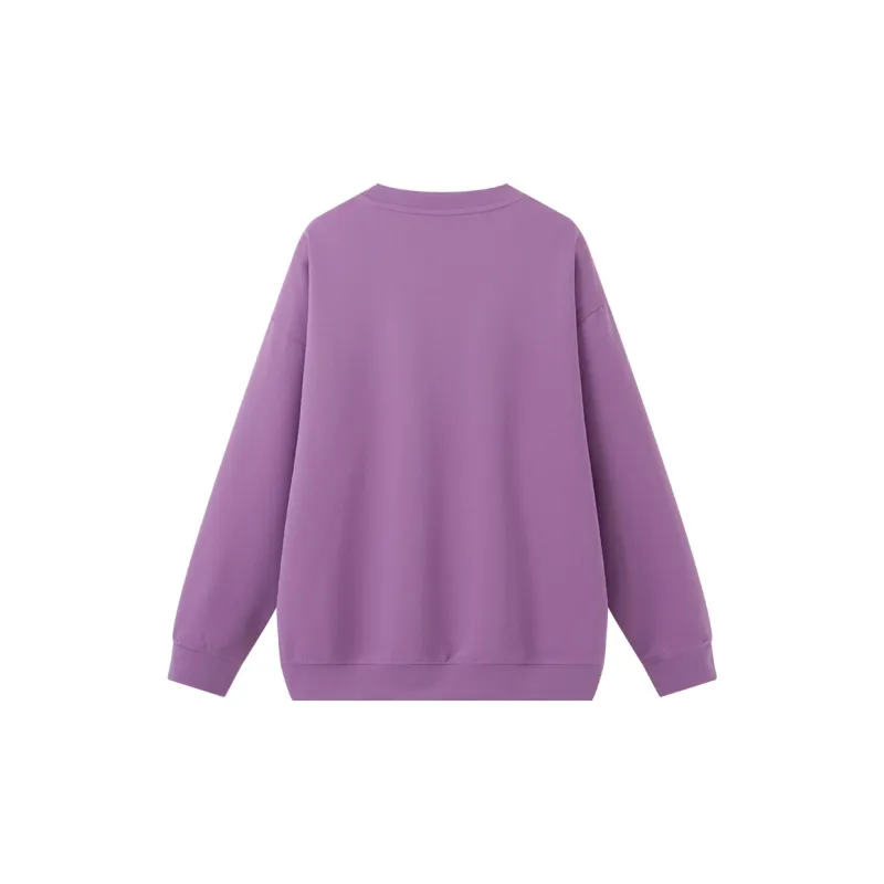 Anyveiw Crew Neck Thickened Pullover Long Sleeved Sweatshirt Unisex-14