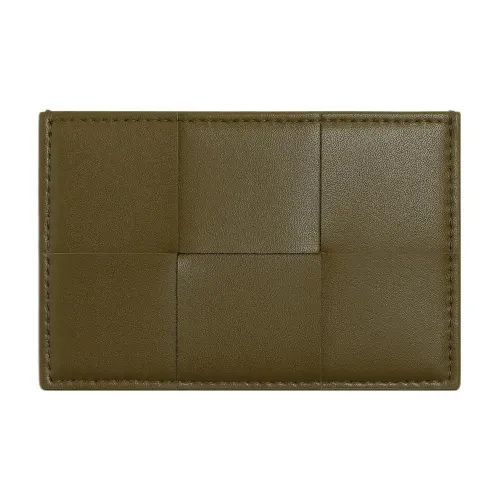 Bottega Veneta CASSETTEIntrecciato Cow Leather Card Holder Regular Men's Clay Brown