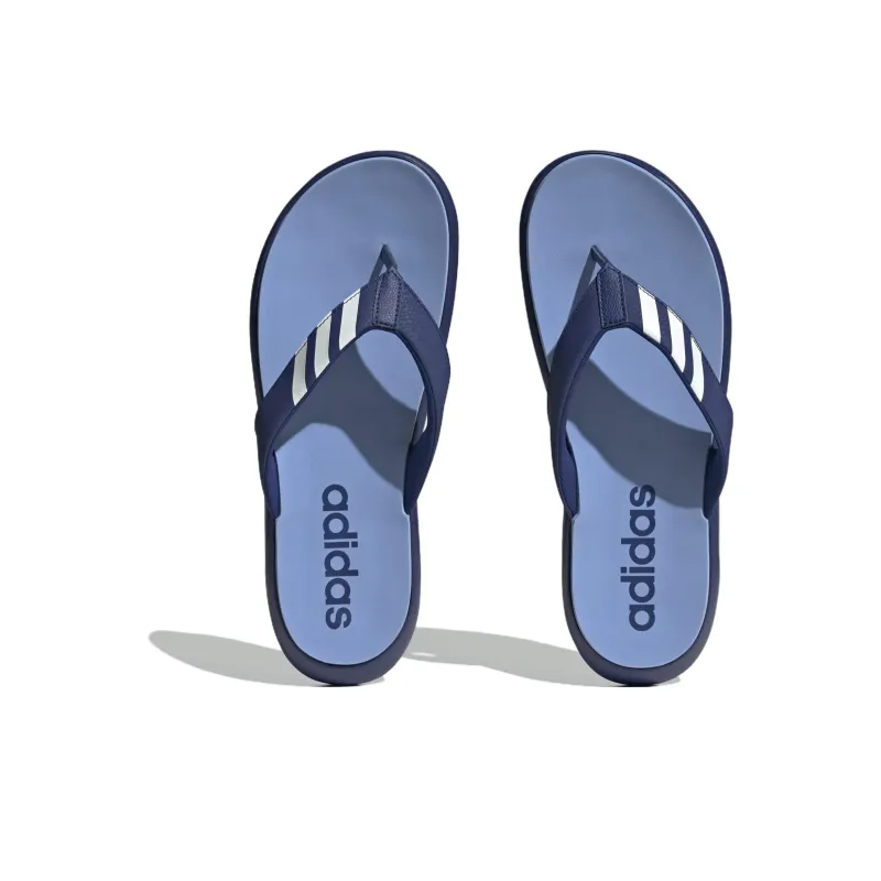 Adidas Comfort Flip Flops Victory Blue Cloud White Blue Fusion-4