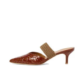 Malone Souliers Masie 45mm Embossed-effect Patent Mules
