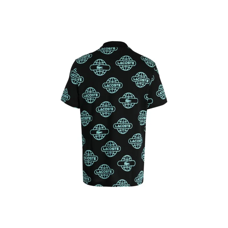 LACOSTE Logo print Piqué Polo Shirt-1