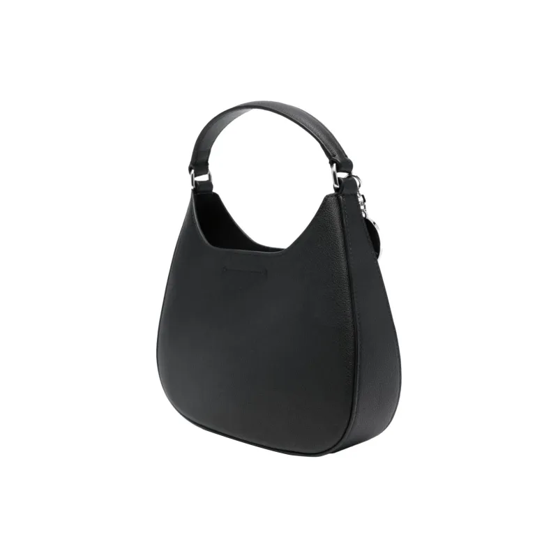 EMPORIO ARMANI Polyurethane One Shoulder Handbag Women's Black-3