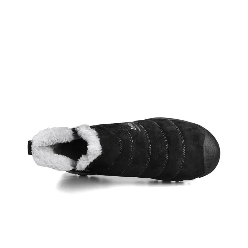 Jeep Durable Warm Ankle Length Outdoor Shoes Men's Black-4