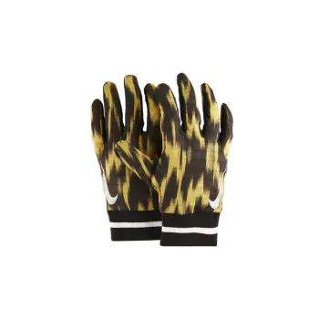 Nike Polyester Gloves Men's Yellow Black White