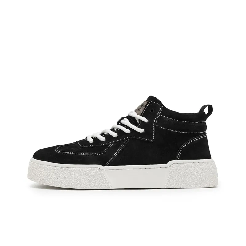 X ZONE Slip Resistant, Abrasion Resistant, Breathable Mid Top Skateboard Shoes Men's Sand-15