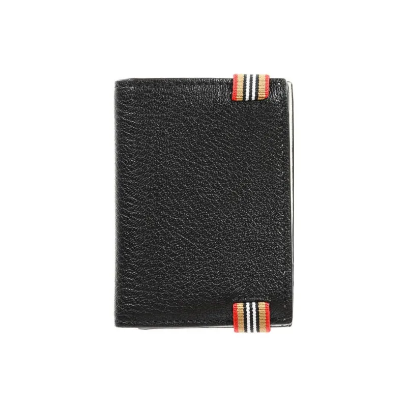 Burberry Genuine Leather Wallet Men's Black-1