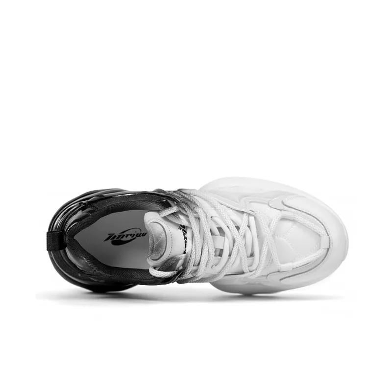TINMUU Lightweight Height Increasing Mid Top Chunky Sneakers Unisex-2