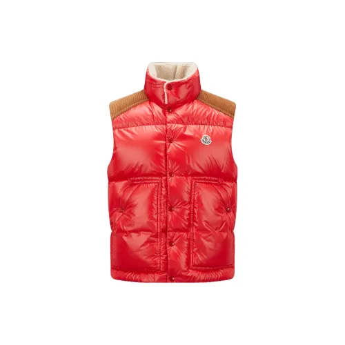 Moncler Vests Men Red