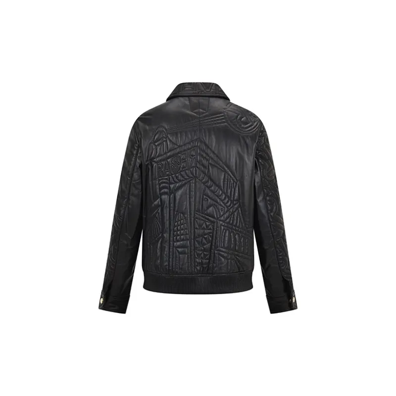 RARE Leather Jacket Men's Black-1