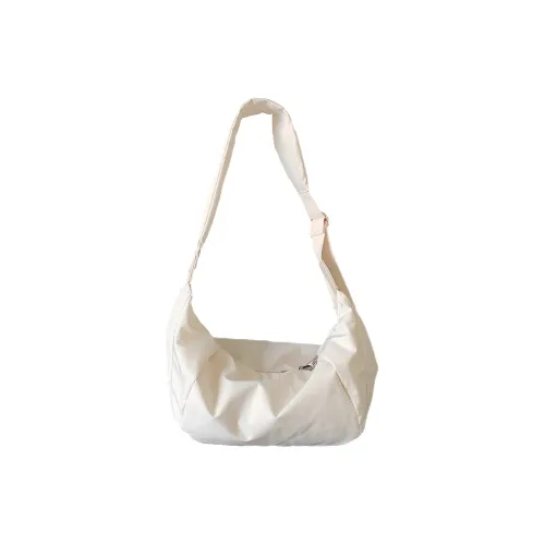 UNITE STAR Nylon Dumpling Bag Shoulder Bag Women's Black/Ecru