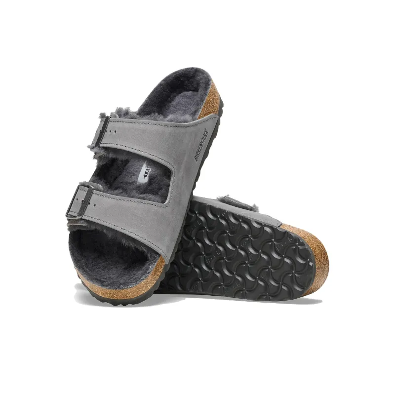 Birkenstock Arizona Shearling-trim Sandals-4