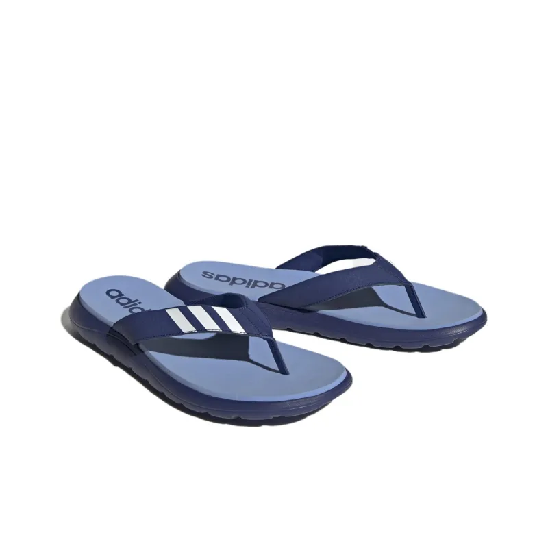 Adidas Comfort Flip Flops Victory Blue Cloud White Blue Fusion-2