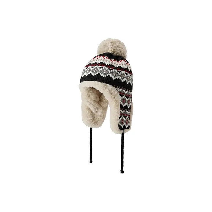 FREE RABBITⅡ Knitted Fabric Pullover Hat Unisex-2