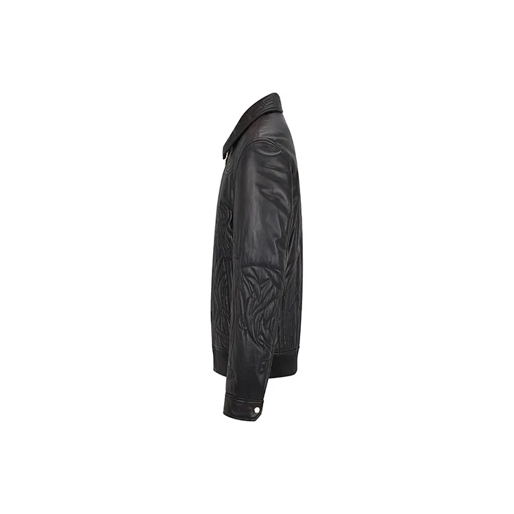RARE Leather Jacket Men's Black-2
