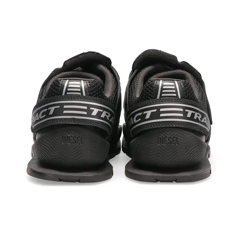 Atmos x DIESEL S Pendhio Lc Wear Resistant Low Top Casual Shoes Men's Black White-3